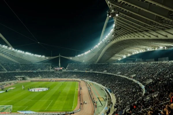 soccer stadium night